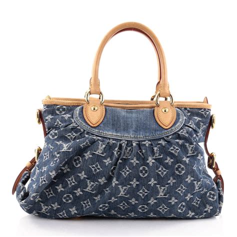 louis vuitton neo cabby denim|denim neo cabby purse.